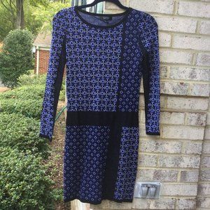 Spense Block Art Design Sweater Dress